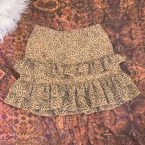 Cheetah print skirt size small